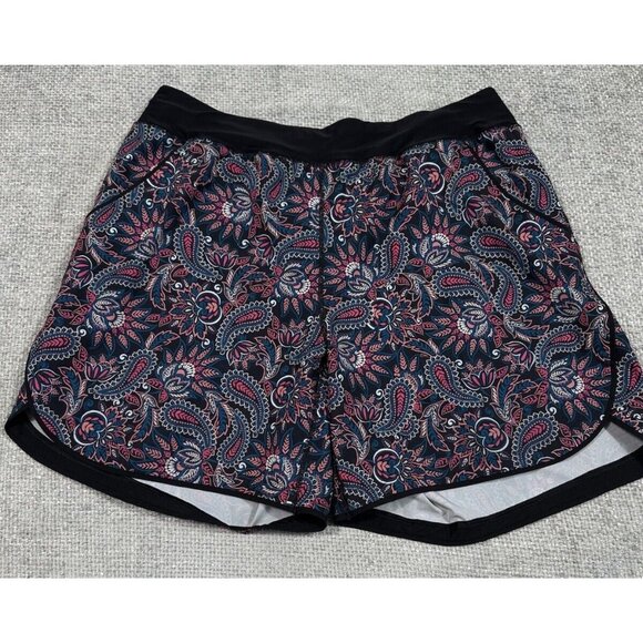 Lands' End Women's Swim Shorts - Black and Paisley Print - Picture 10 of 16